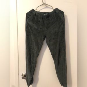 Aerie real obsessed velour jogger